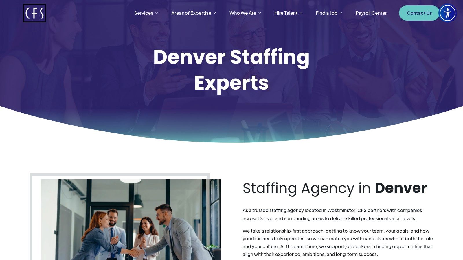 Creative Financial Staffing (CFS) – Denver