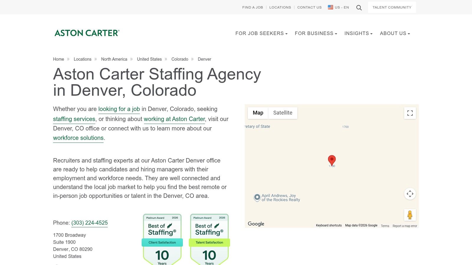 Aston Carter – Denver (Accounting & Finance)