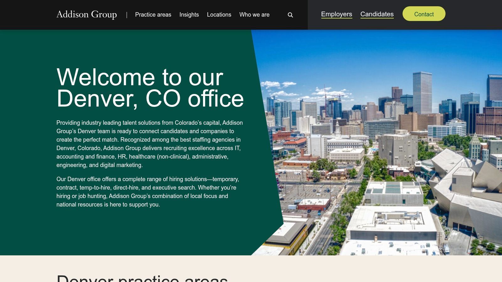 Addison Group (Finance & Accounting) – Denver