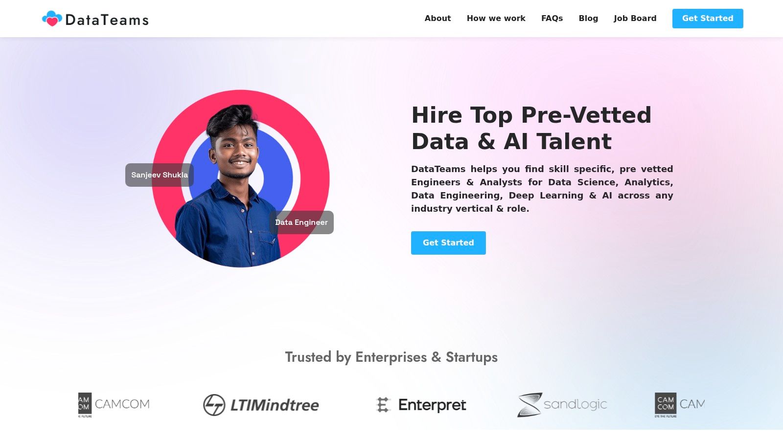 DataTeams – Hire Pre-Vetted Data & AI Talent