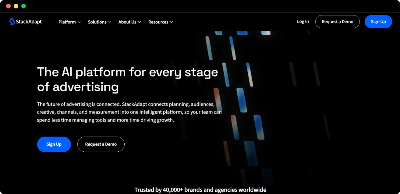 StackAdapt homepage