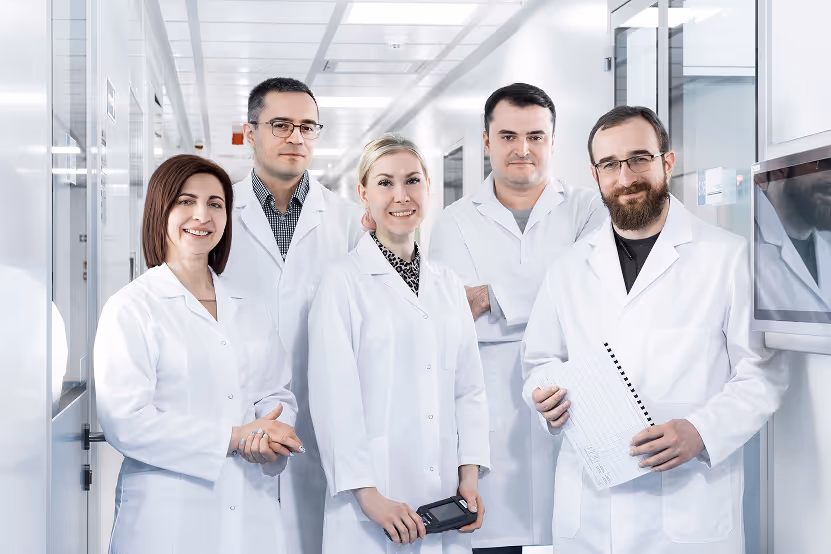 People in the lab