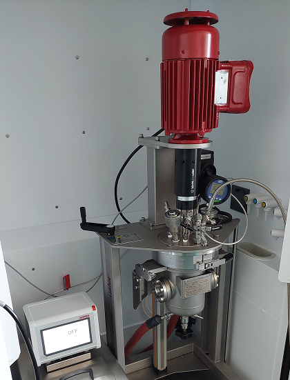 A machine that is in a room.