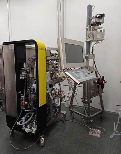 A machine that in a room.