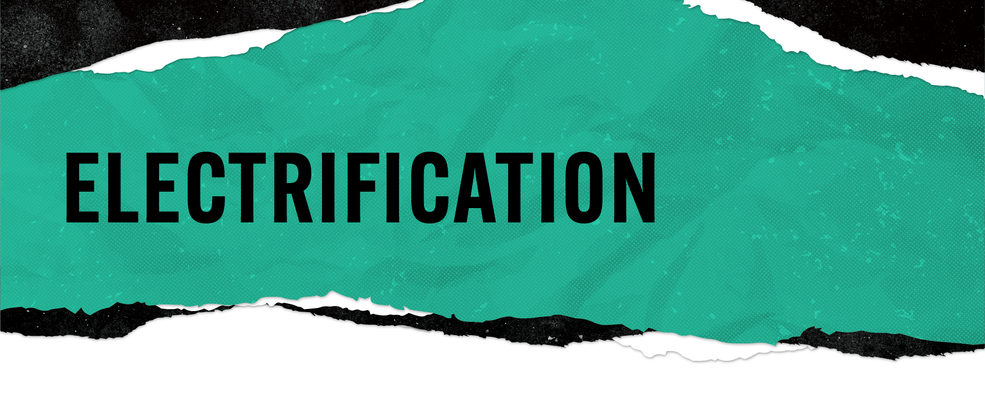 Electrification green and black header graphic