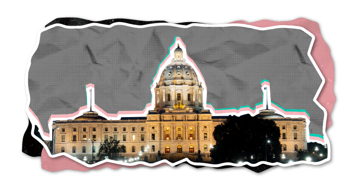 Capitol building in Washington, D.C. graphic