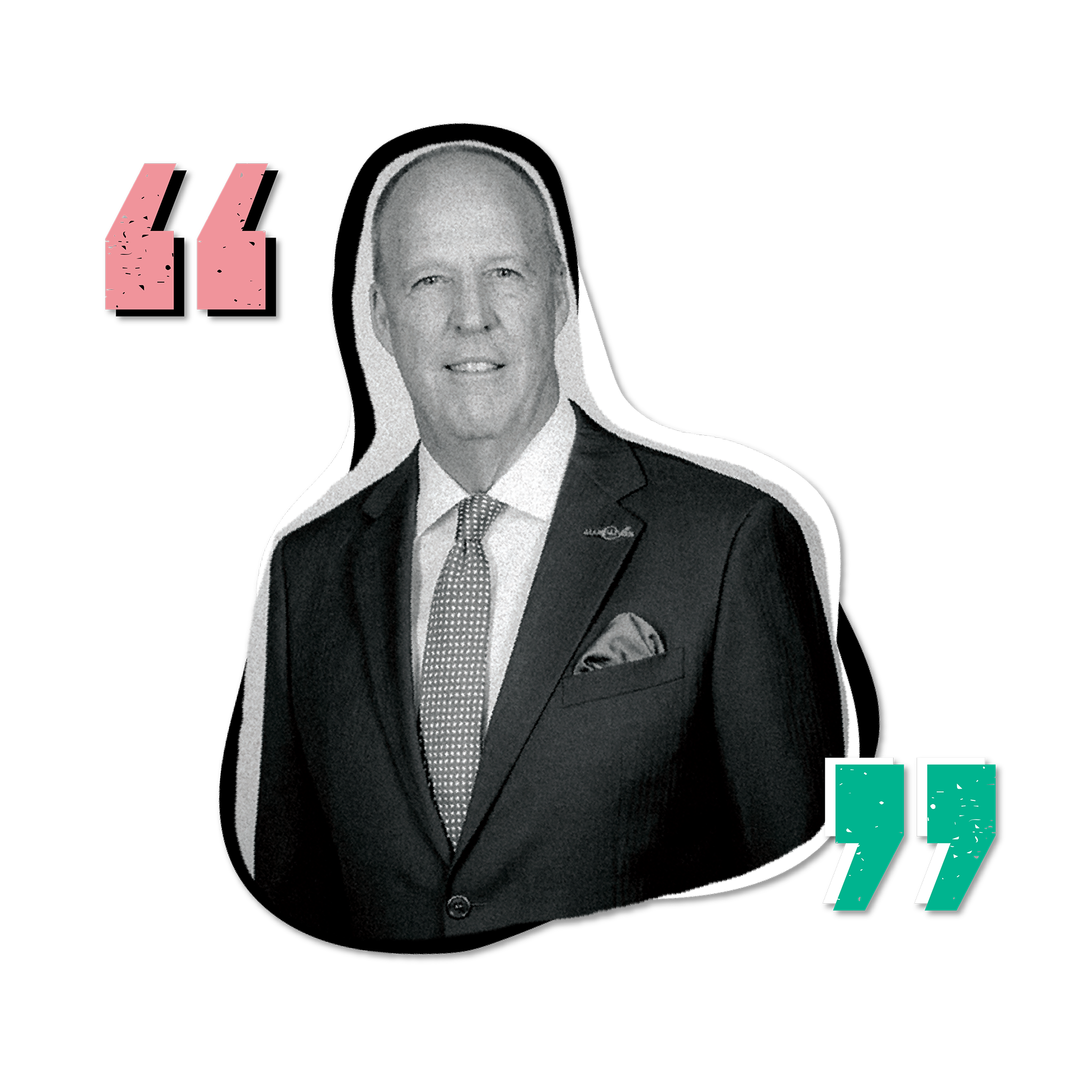 Photo of John Bear with Zine design