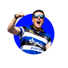 Bath Rugby fan
