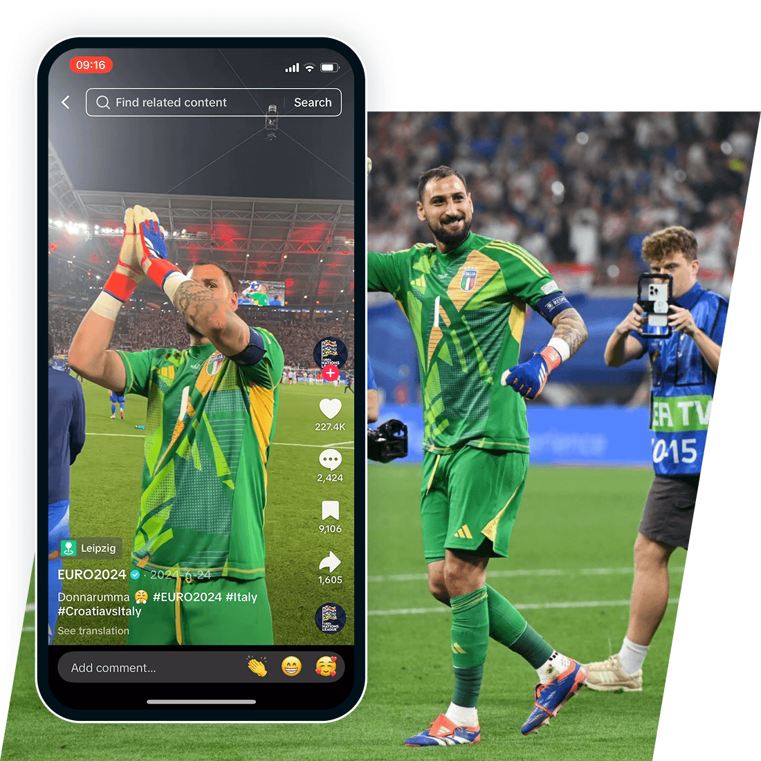 Content produced for the UEFA European Football Championship 2024