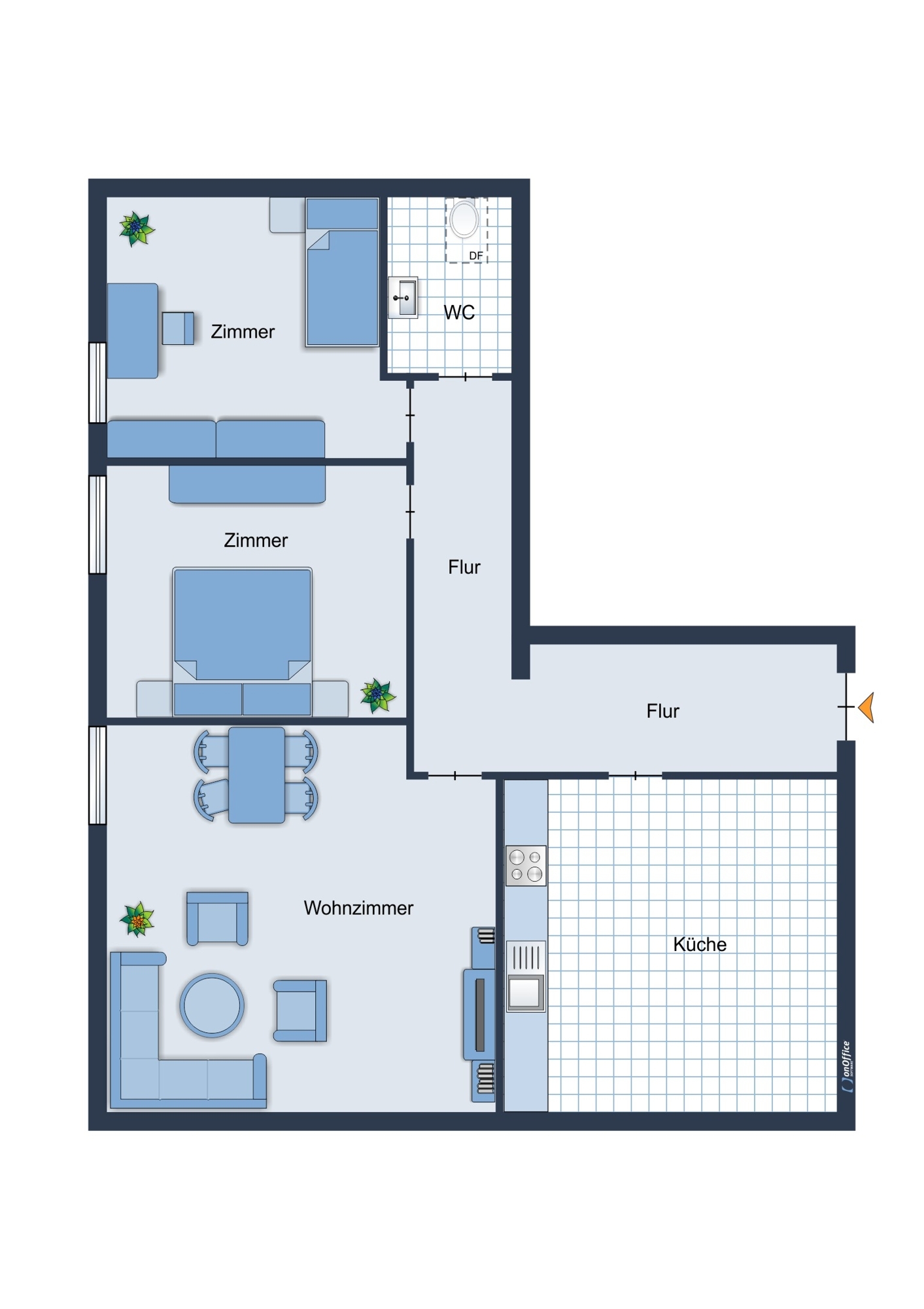 Gelegenheit! Geräumige Vierzimmerwohnung in zentraler Lage bei Sterzing mit der Möglichkeit, eine identische Wohnung im Spiegelbild zu erwerben