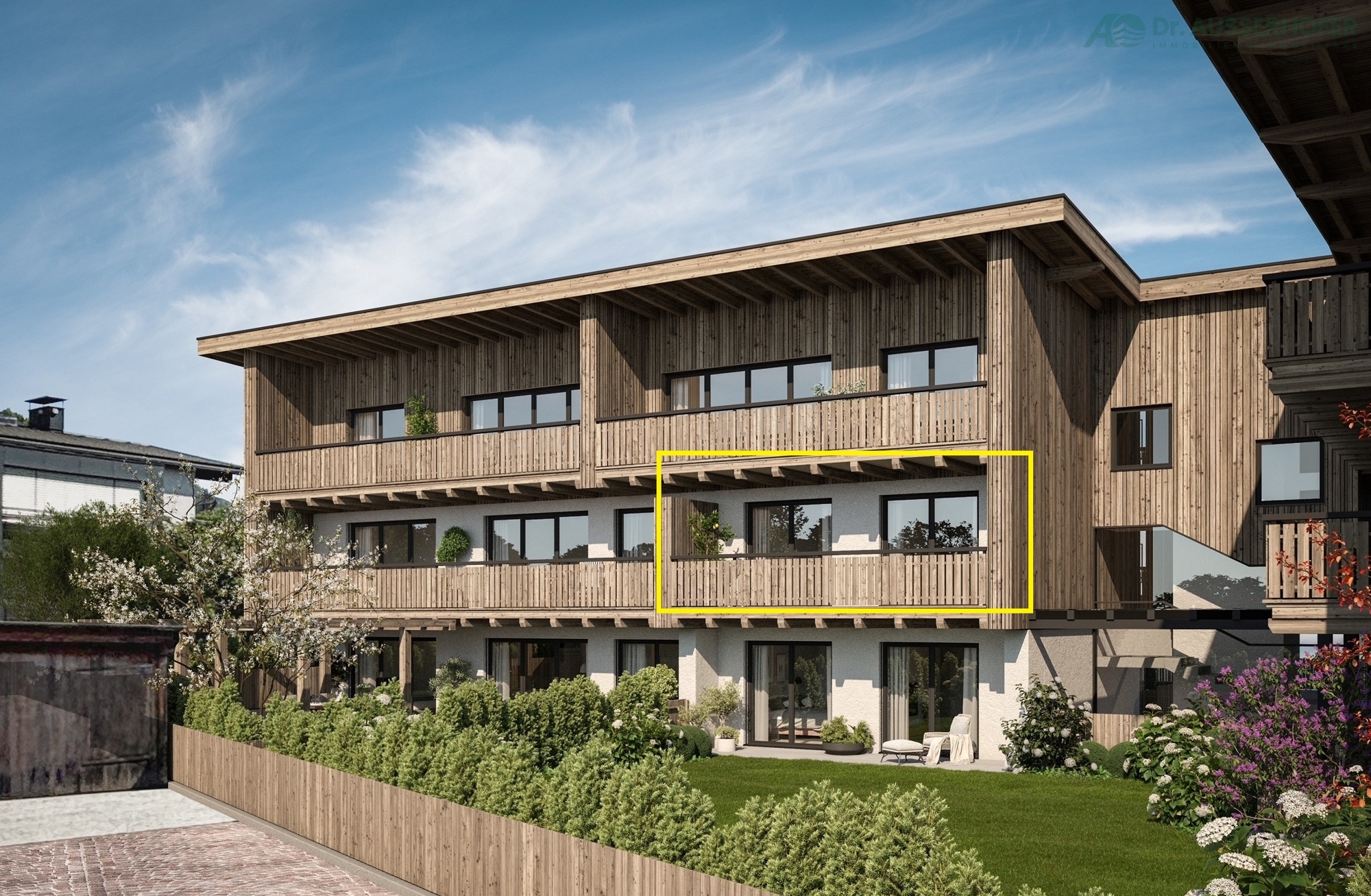 Neubau Residence ERIKA in Pfalzen - Haus WEST - Zweizimmerwohnung im ersten Obergeschoss (WG 33)