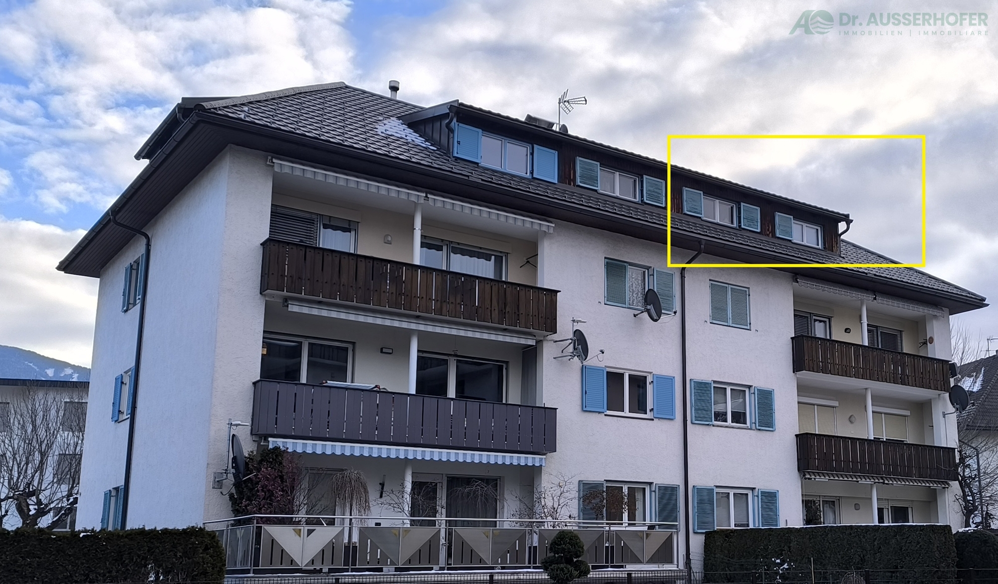 Dreizimmerwohnung im Dachgeschoss mit Potenzial in ruhiger Lage von Bruneck