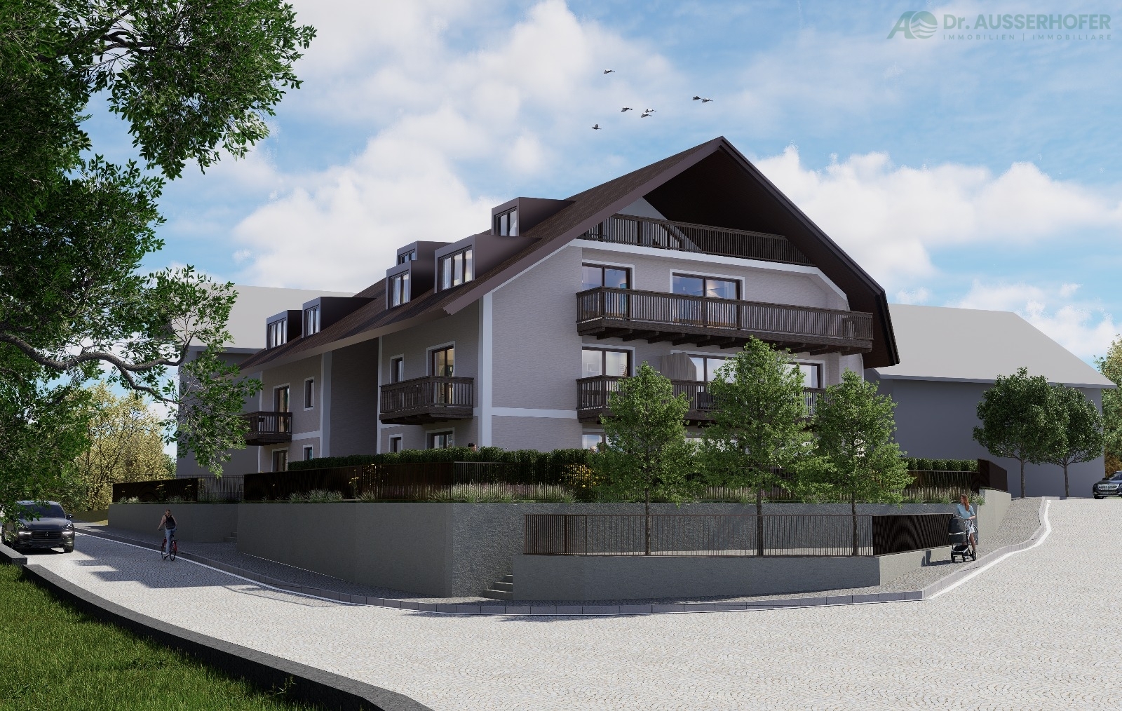 Residence Paul - Neubauprojekt im Zentrum von Olang - Vierzimmerwohnung mit Garten A4