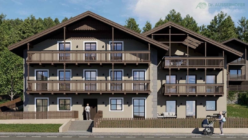 Residence Schacher in Toblach - neue Einzimmerwohnung im 1. Stock mit Balkon (W8)
