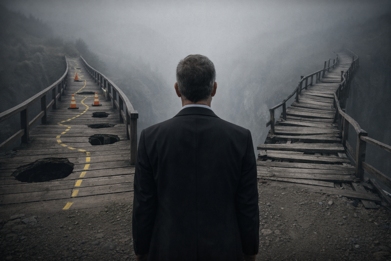 Risikomanagement ist eine Entscheidung , Kenne ich den Weg, oder Laufe ich einfach mal los?