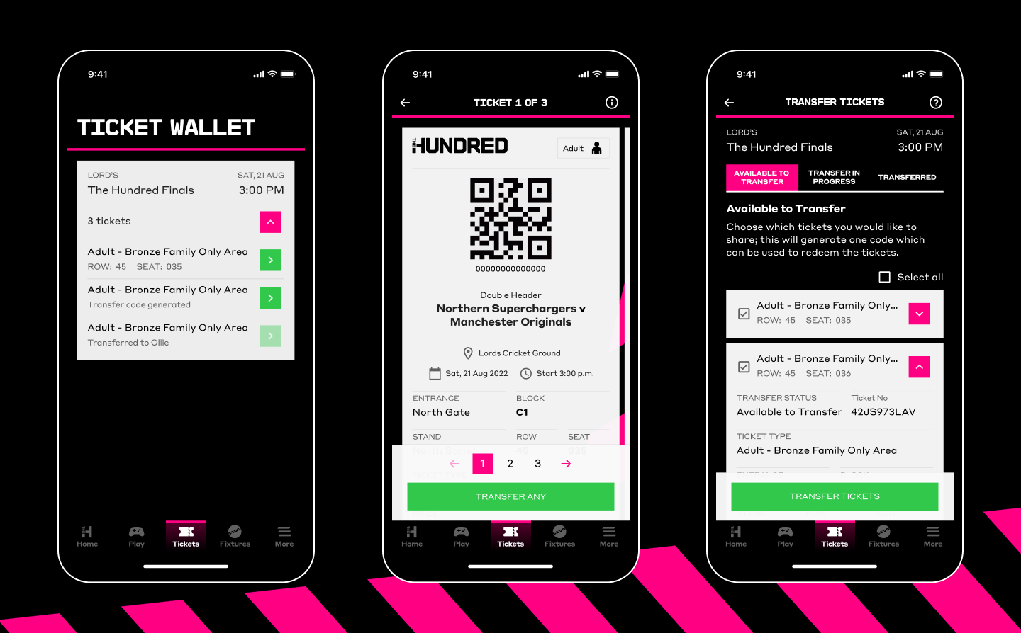 The app also offers a built in digital ticketing solution, making it easy to access your tickets and get through the gates with zero hassle