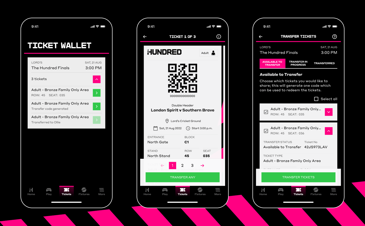 The app also offers a built in digital ticketing solution, making it easy to access your tickets and get through the gates with zero hassle