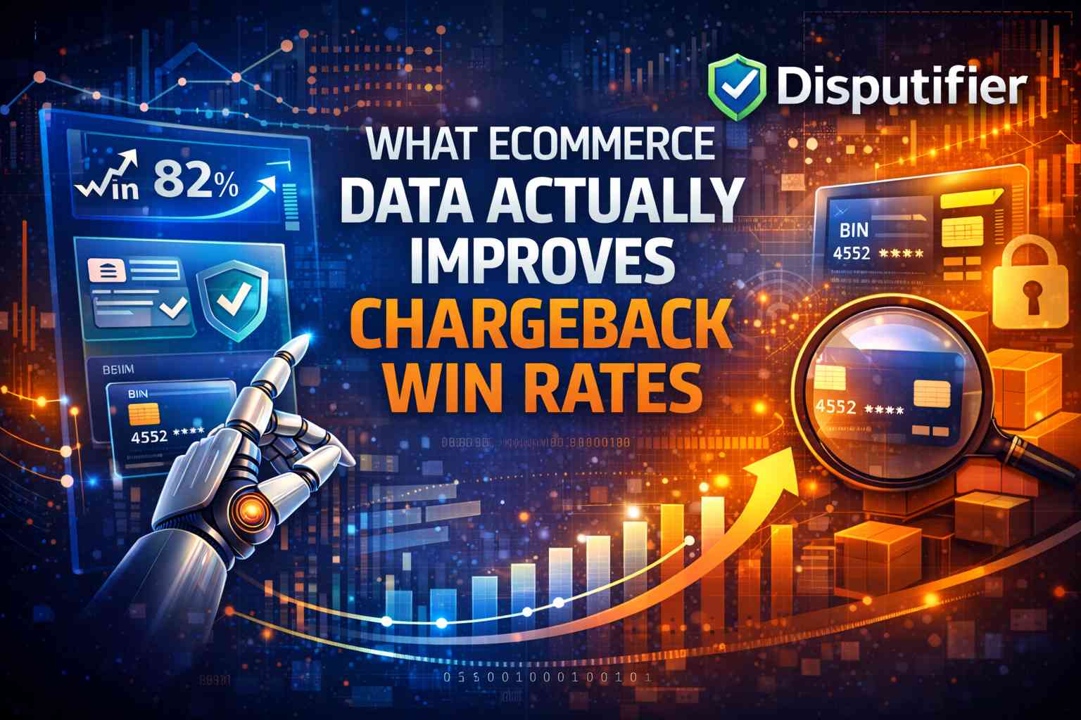 Chargeback data analysis helps ecommerce brands improve win rates by using dispute data, chargeback metrics, and predictive insights. Learn how Disputifier turns ecommerce chargeback data into actionable automation and prevention.