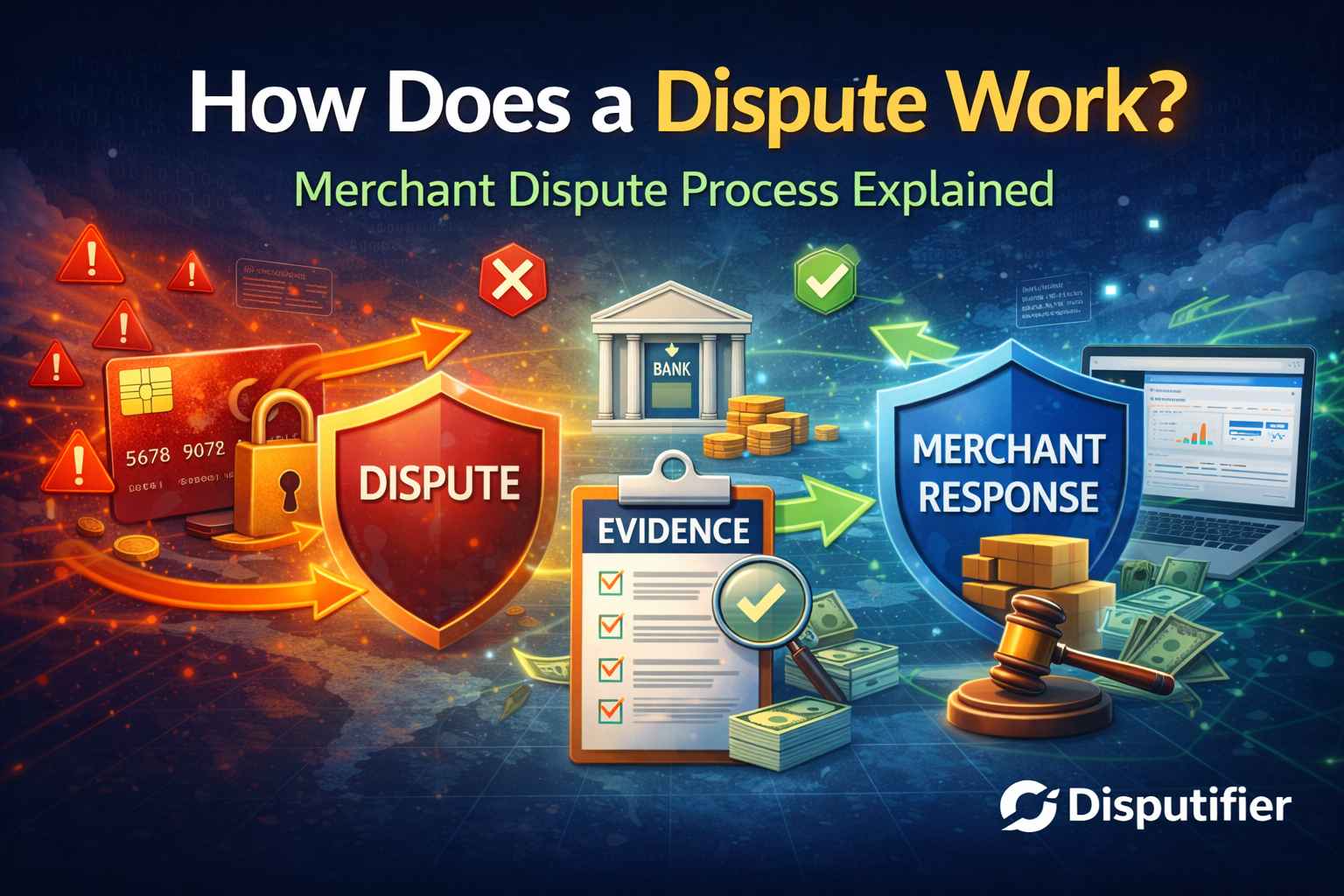 How does a dispute work? Learn the full merchant dispute process, how chargebacks move through each stage, and how ecommerce businesses can respond more effectively.