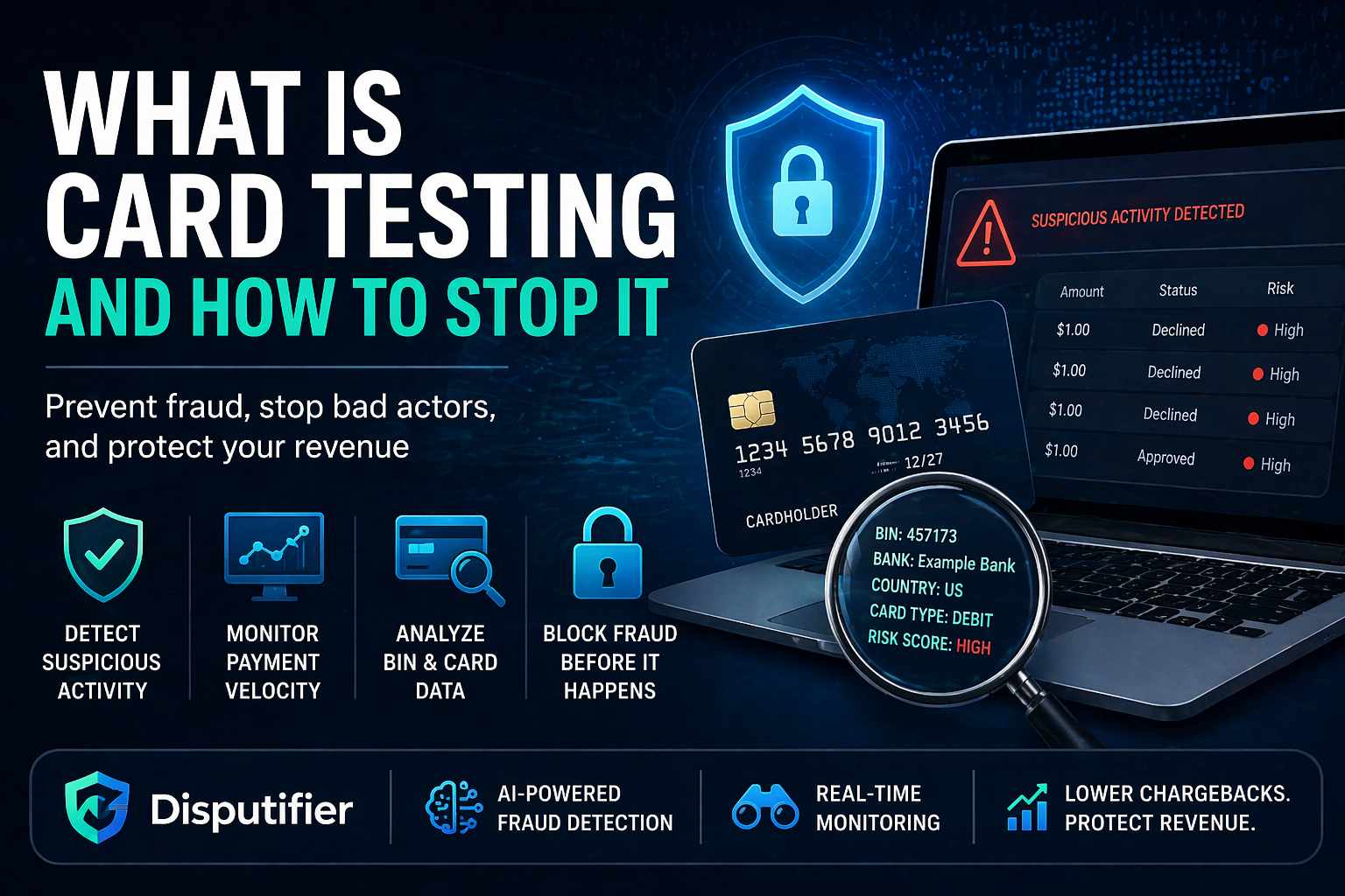 What is card testing? Learn how card testing works, why it matters for ecommerce fraud prevention, and how merchants can stop it with stronger checkout controls