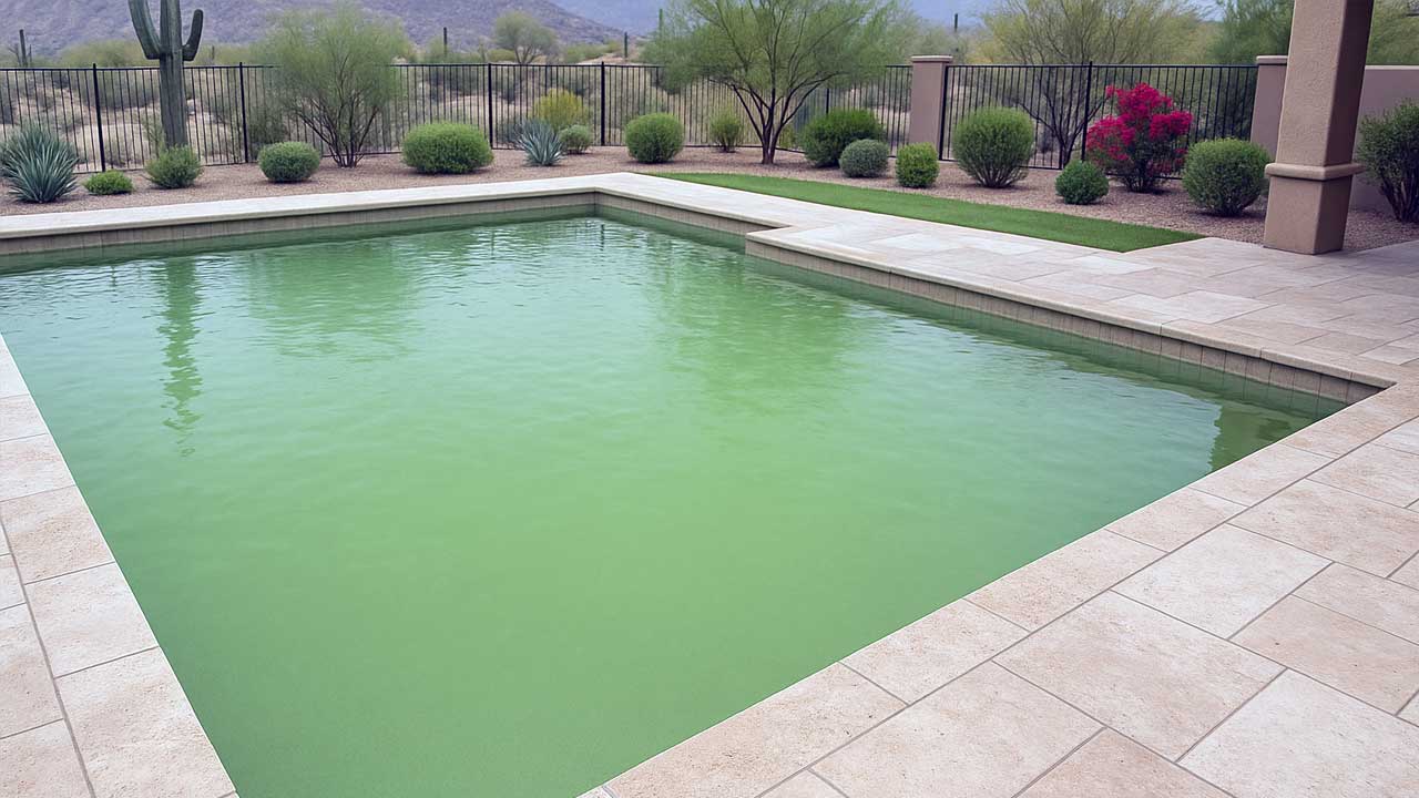 Cloudy Dirty Pool Water