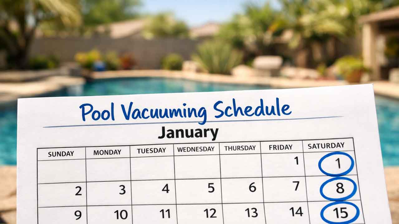 Pool Vacuuming Schedule in Phoenix, AZ