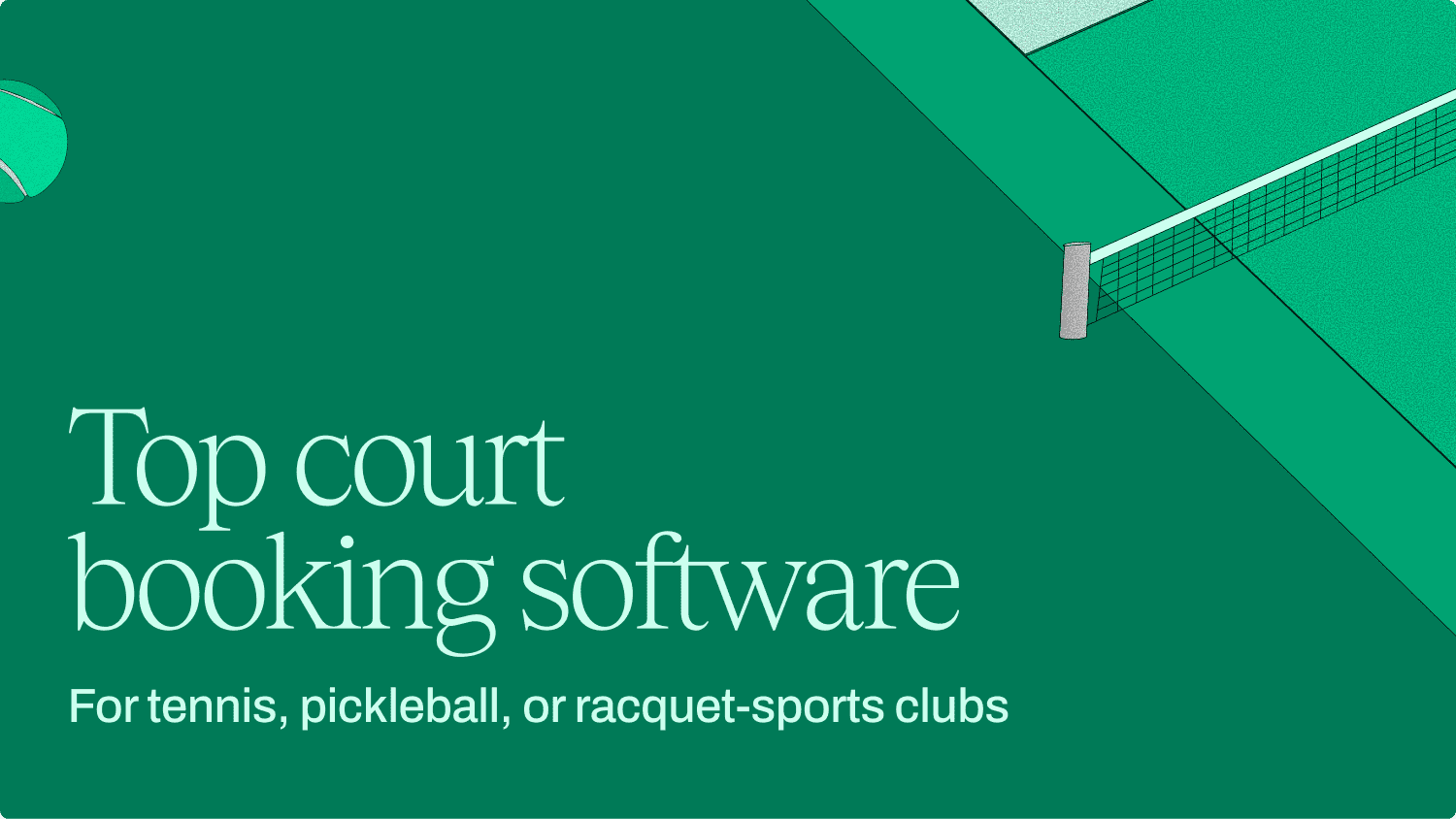 Top court booking software