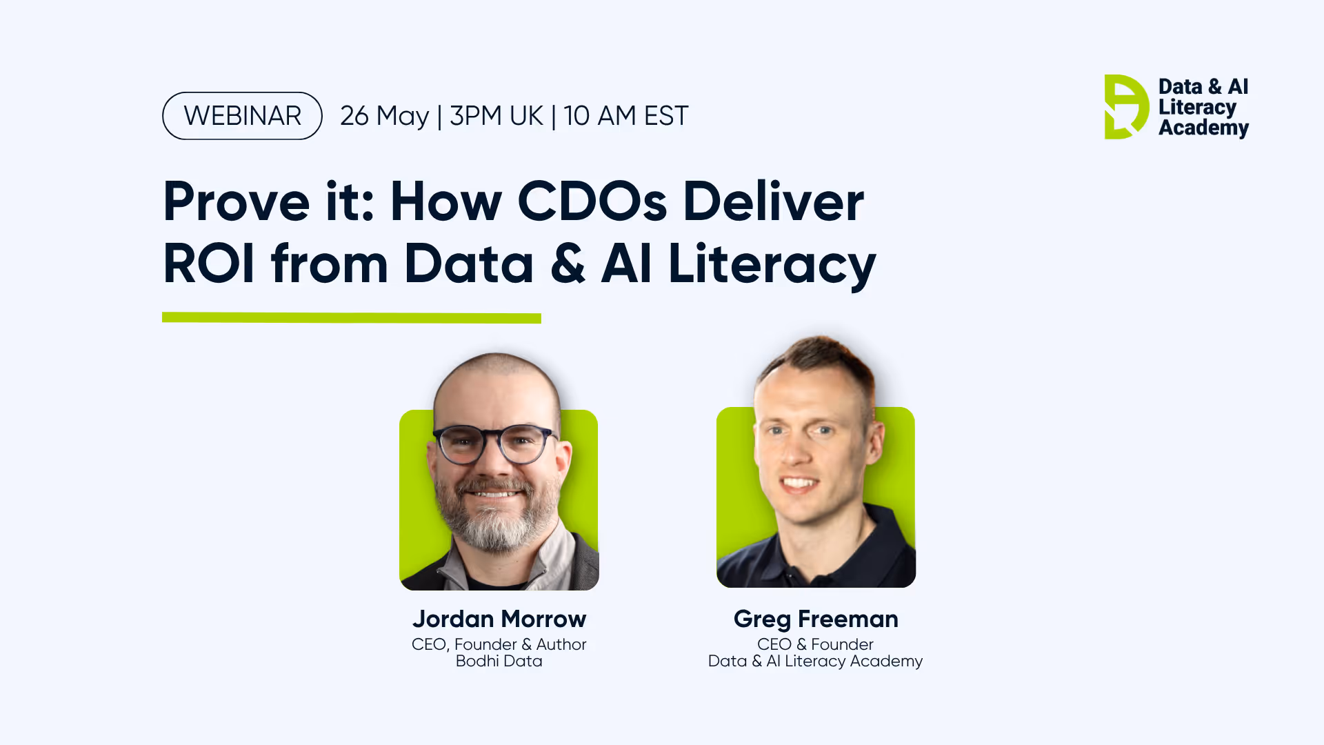 Webinar Recording - The ROI of Data Literacy