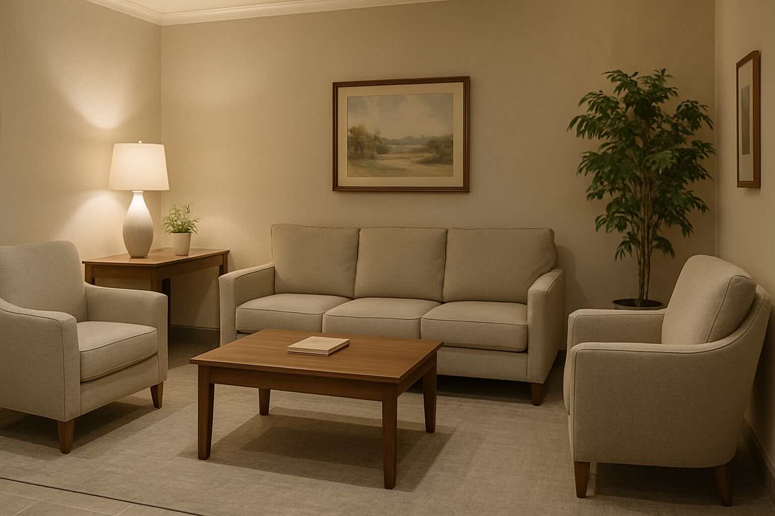 Funeral Home Reception Area Design
