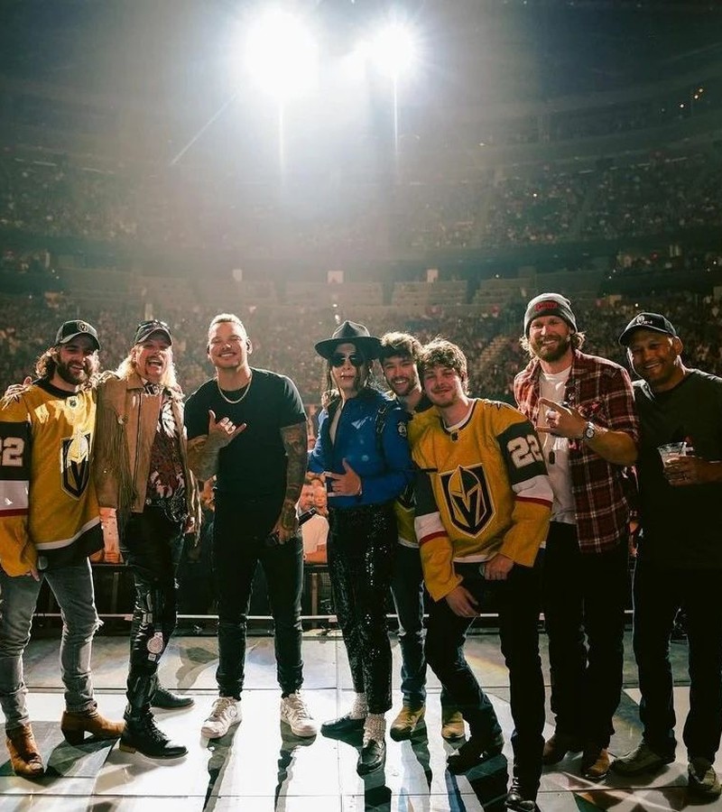Maxx Vega Michael Jackson impersonator performing at Kane Brown concert T-Mobile Arena Las Vegas