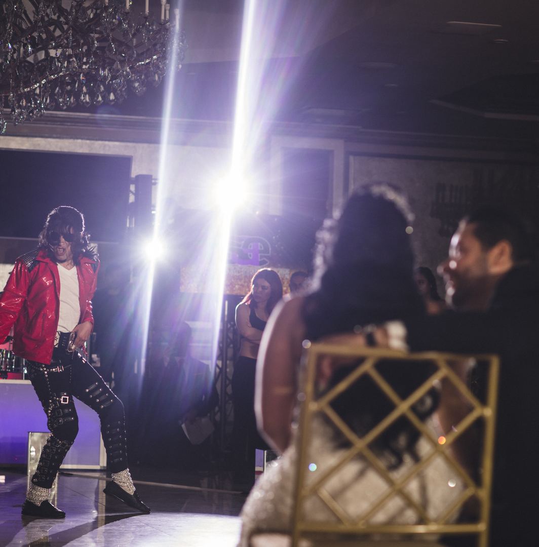 Maxx Vega Michael Jackson wedding surprise performance Las Vegas