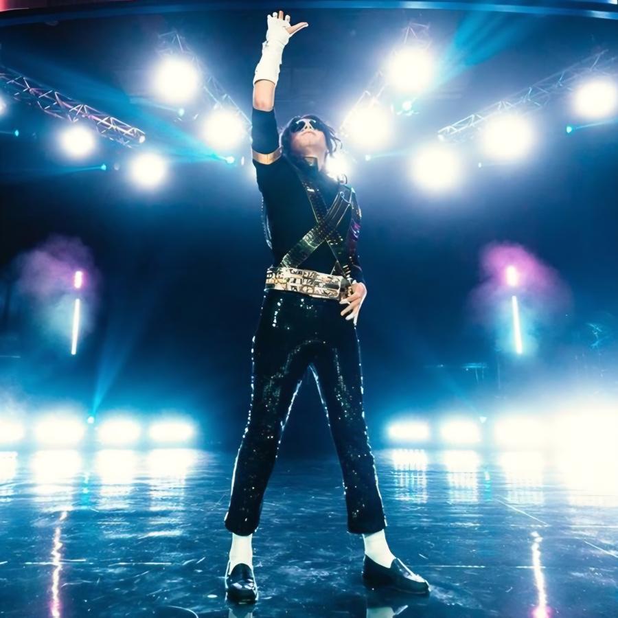 Maxx Vega Michael Jackson tribute arm raised LED arch stage Las Vegas