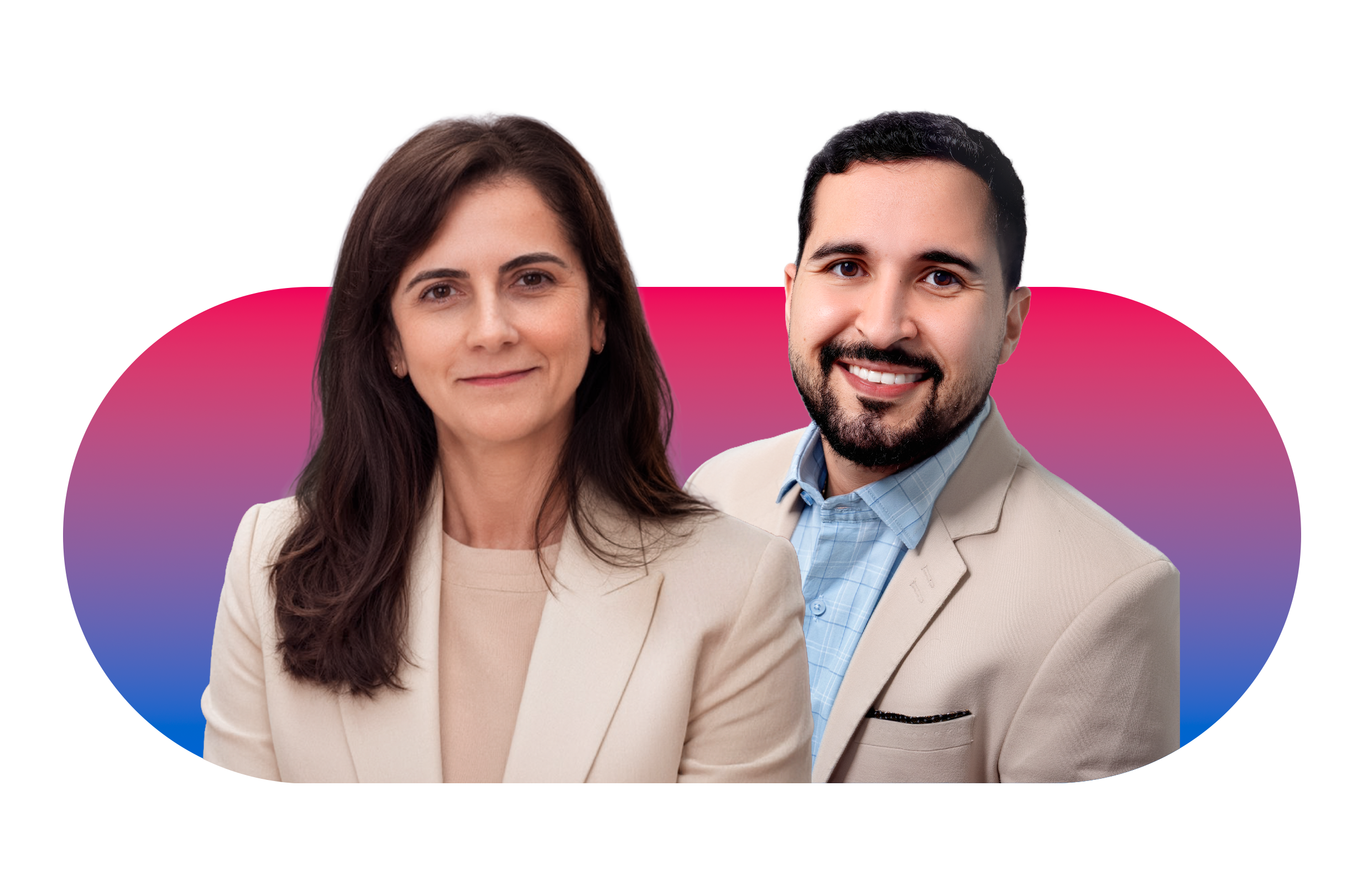 Dra. Lívia Zardo e Dr. Marcel Andrade, da Afya Gastro