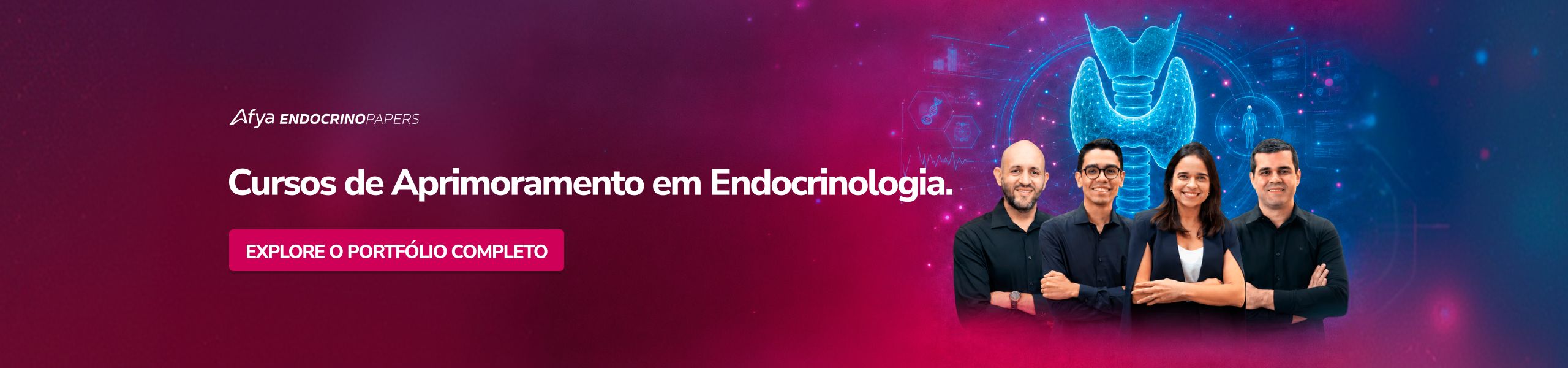 Cursos de Aprimoramento em Endocrinologia — explore o portfólio completo da Afya Endocrinopapers