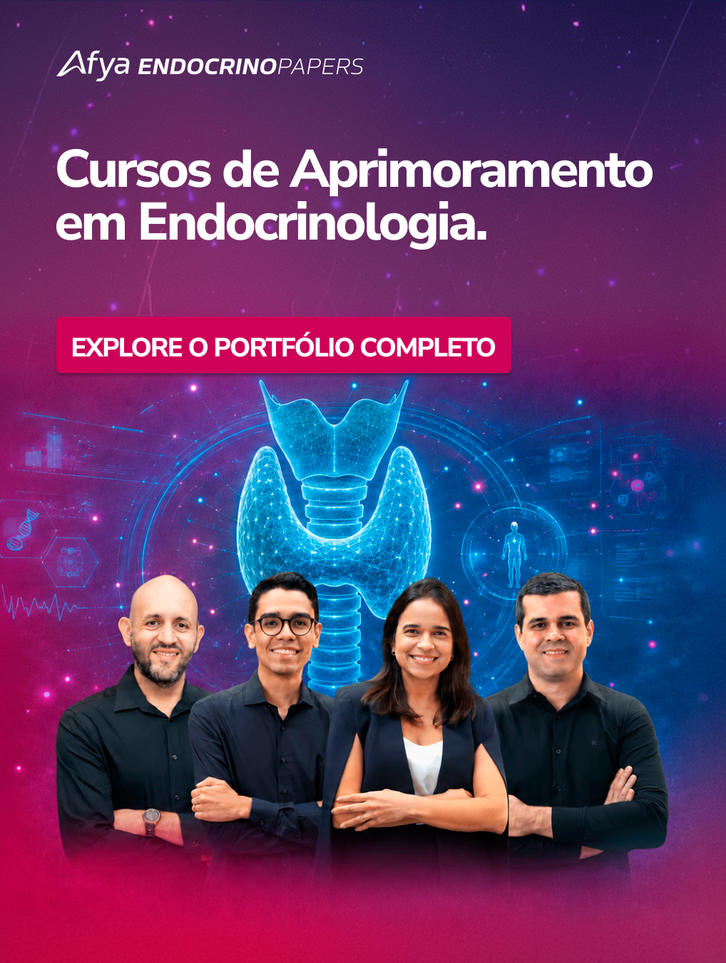 Cursos de Aprimoramento em Endocrinologia — explore o portfólio completo da Afya Endocrinopapers