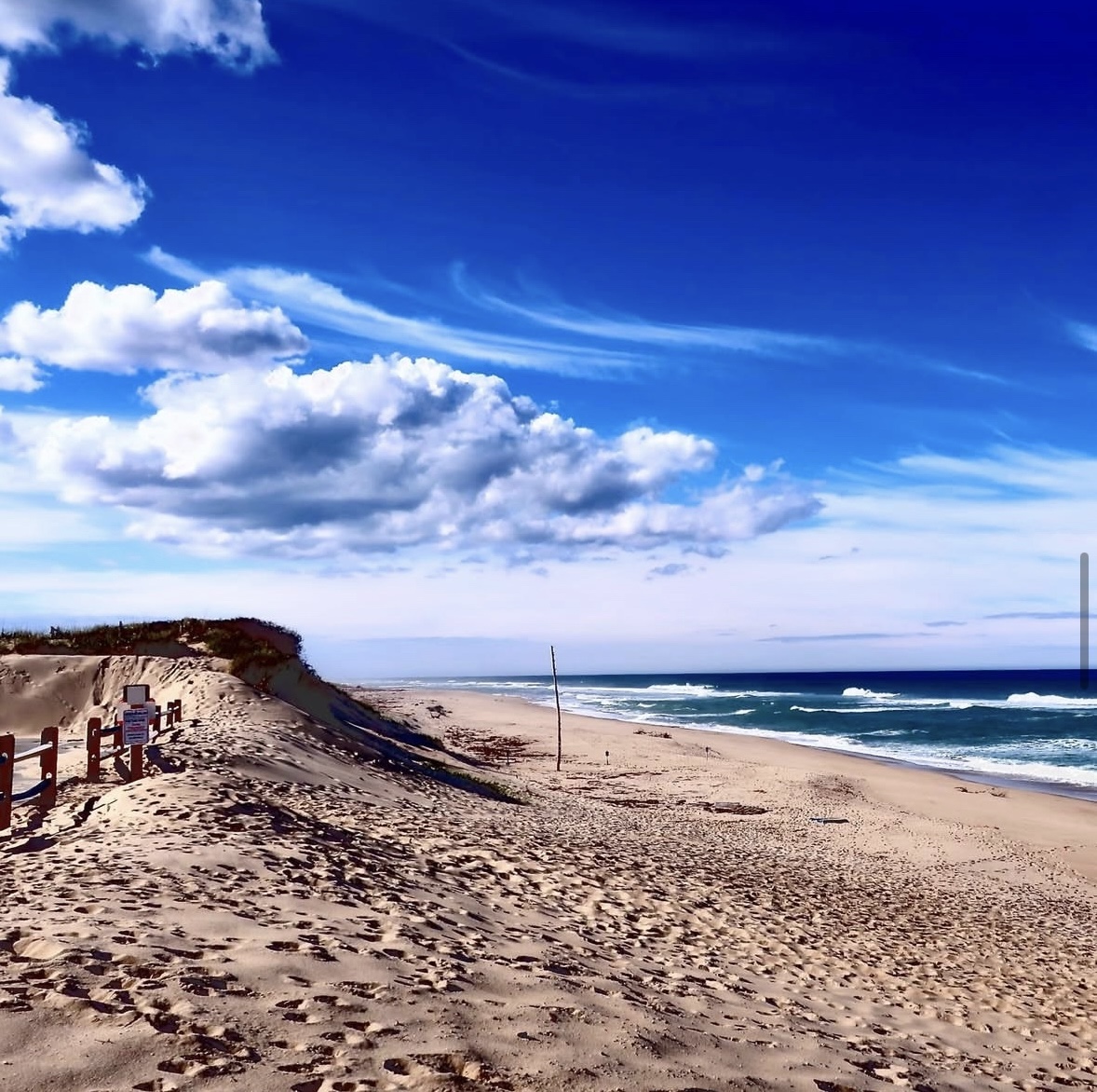 The lovely Newcomb Hollow Beach in Wellfleet MA.