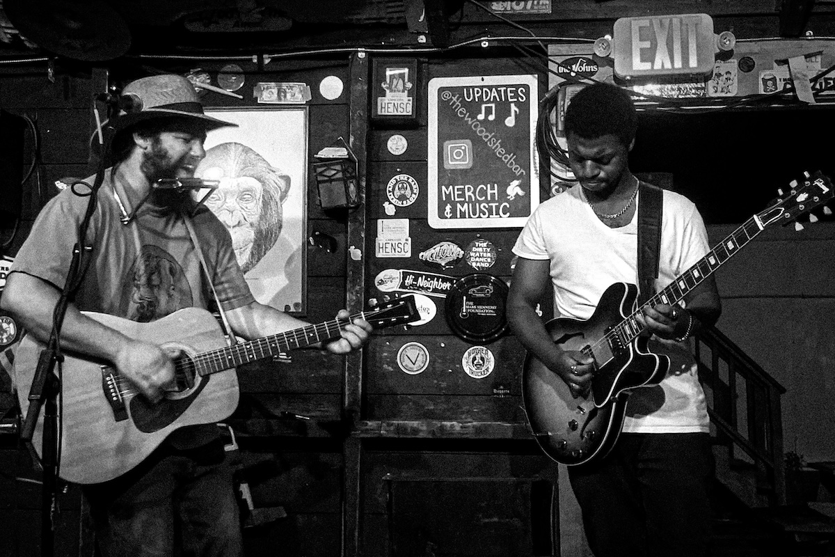 Josh Ayala and Keb Hutchings-McMahon at the Woodshed in Brewster MA.