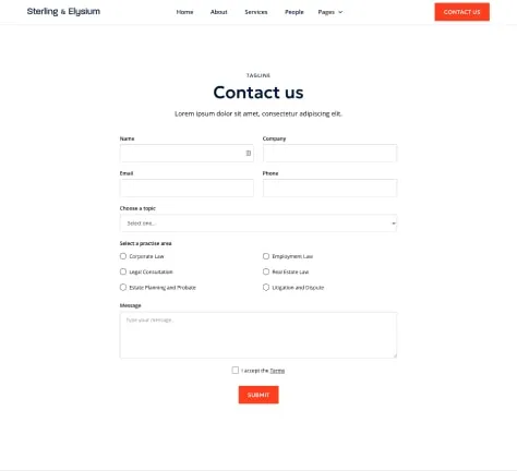 example of contact v2