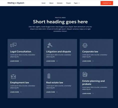 example of practice areas