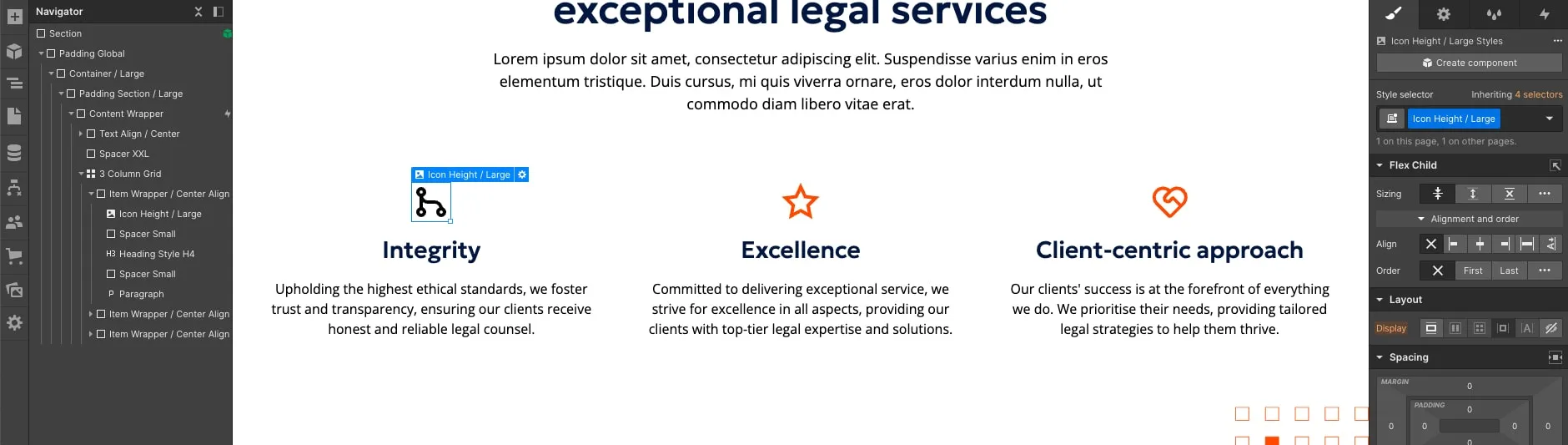 instruction of how to change icon color