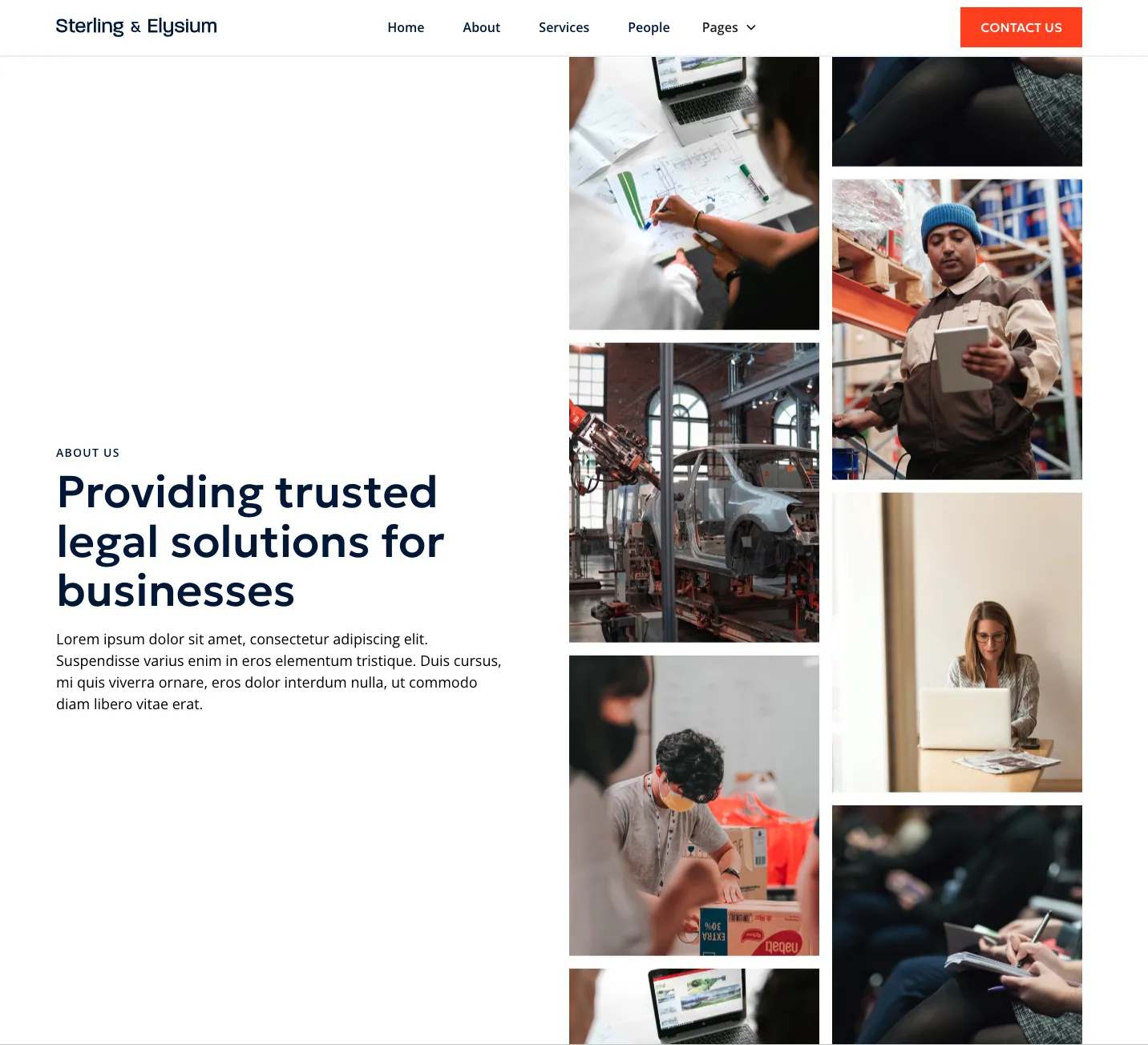 example of about v2 page