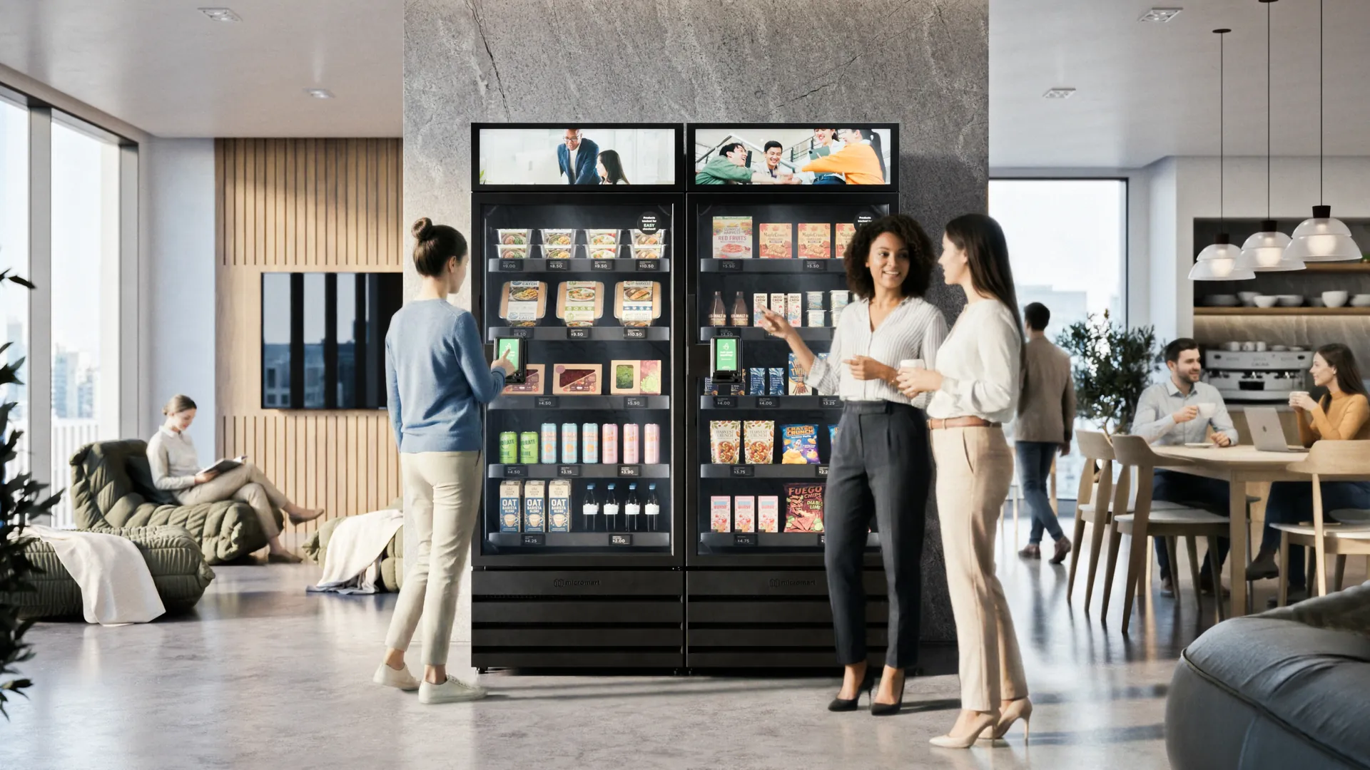 Micromart Smart Store in an office