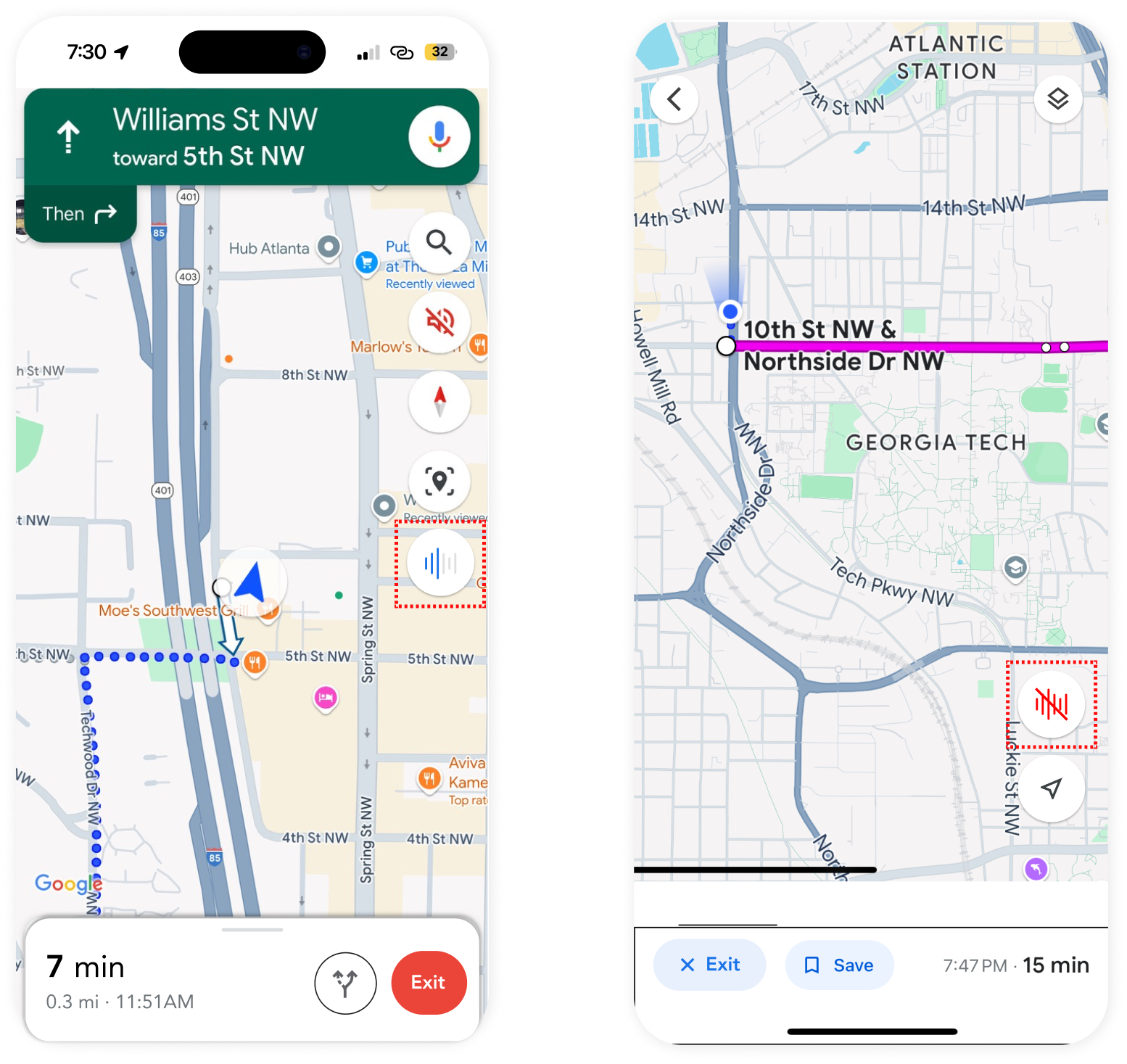 Image of interface iterations