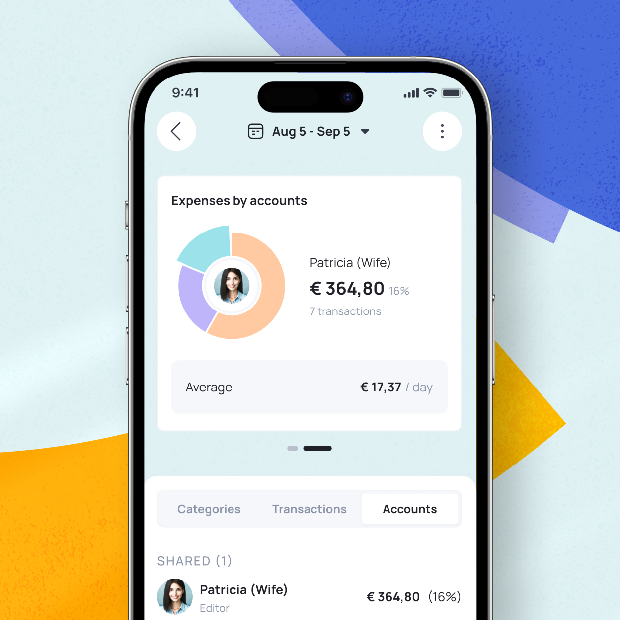 Household budget in excel