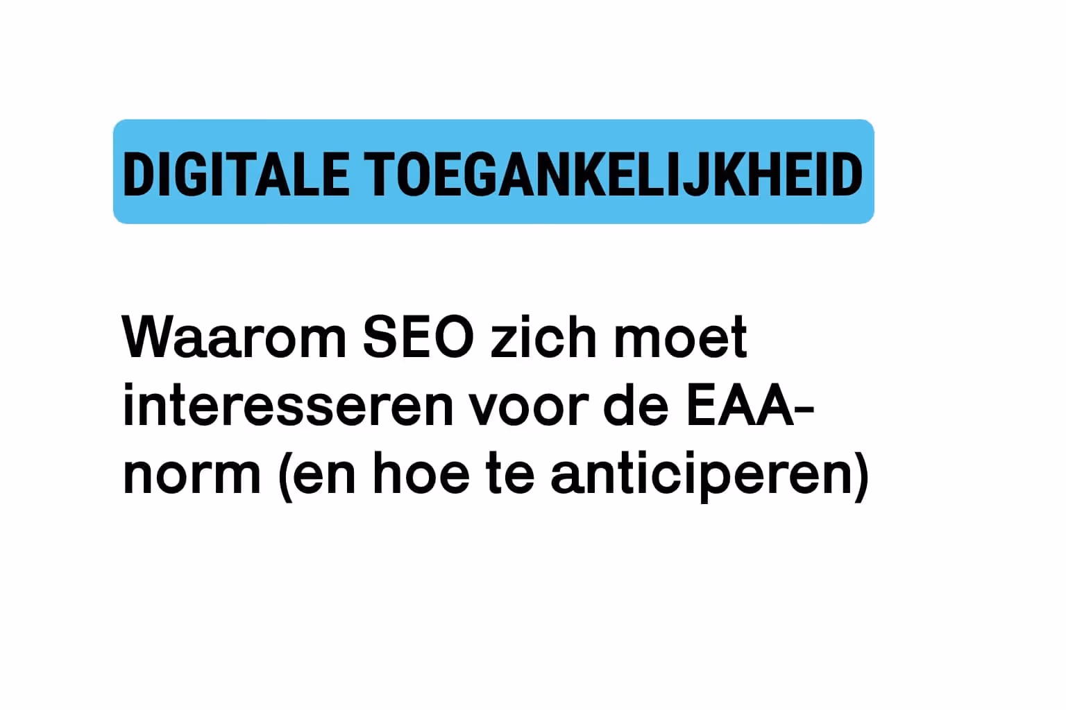 Digitale toegankelijkheid