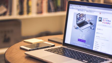 Photo of a Laptop on a desk