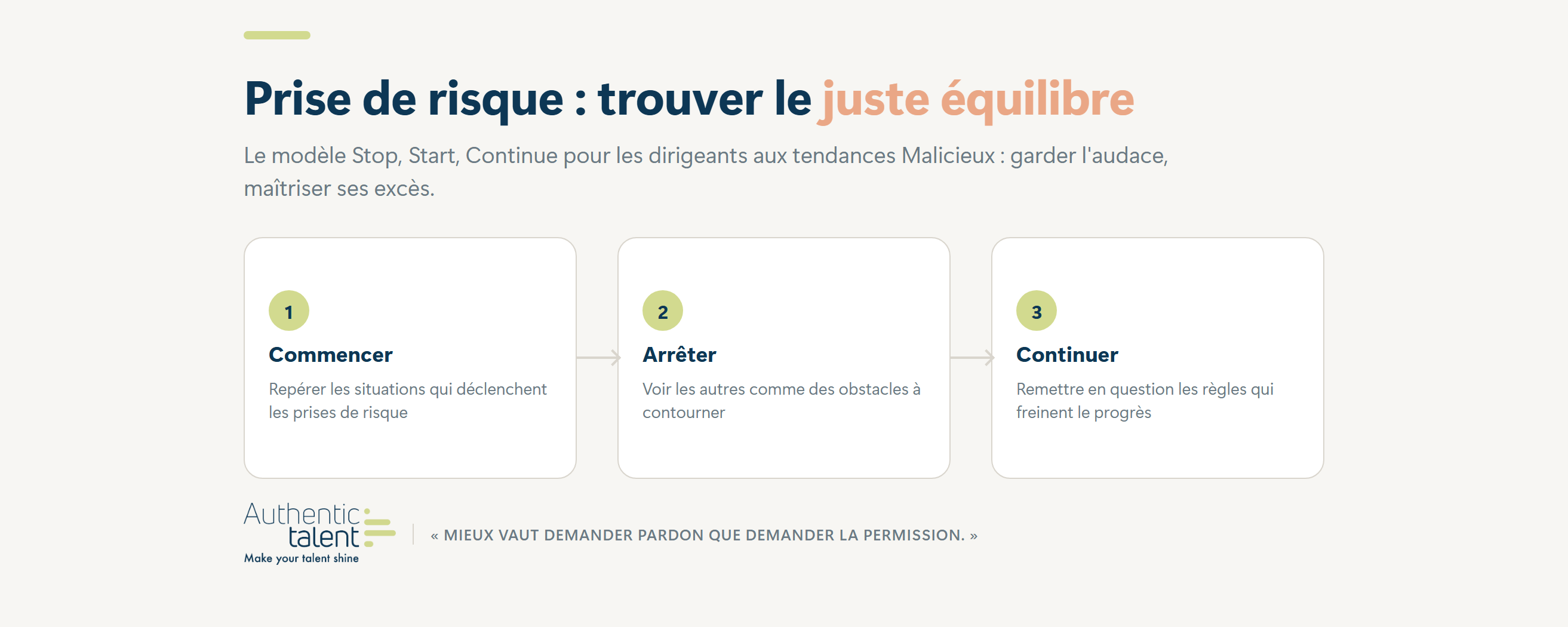 Prise de risque : trouver le juste équilibre