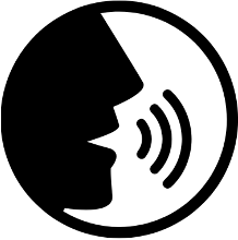 Blind/low vision voices icon