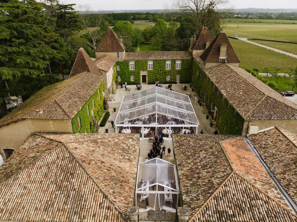 Tente cristal Atawa Chateau Carbonnieux
