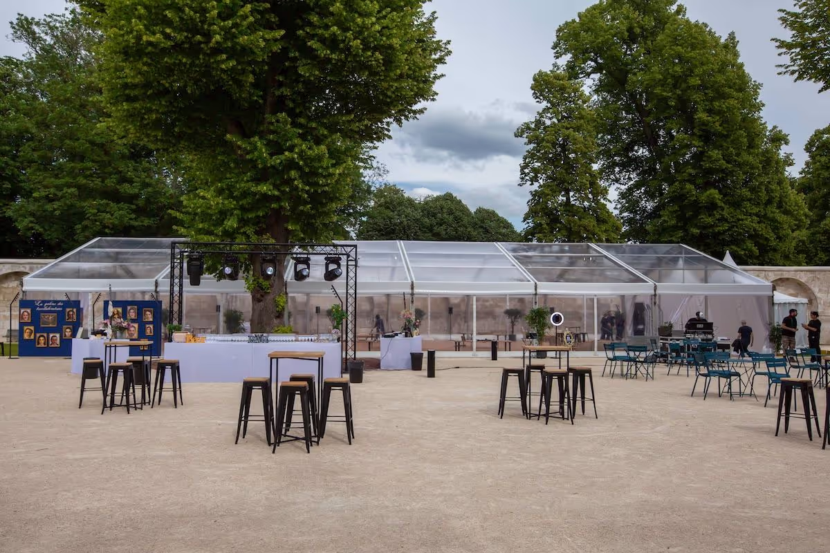 Lancement de produit location tente cristal